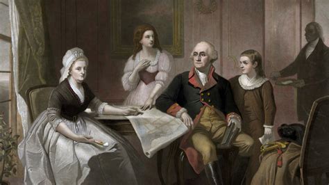 George Washington had no biological kids, he married a single。